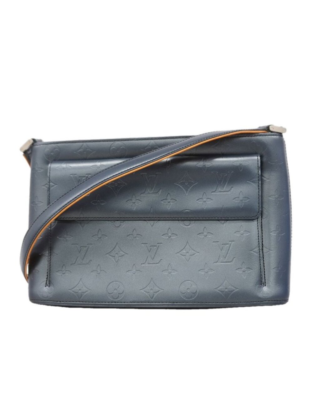 Louis Vuitton Shoulder Bag Monogram Matt Alston Blue